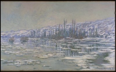 Rozchod ledu (La Débâcle nebo Les Glaçons) od Claude Monet