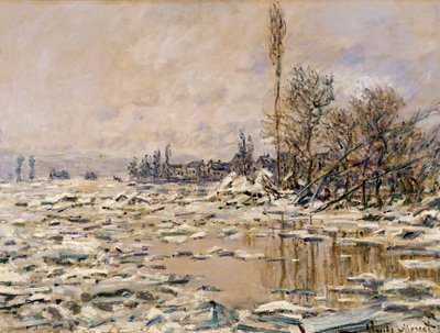 Rozbití ledu od Claude Monet