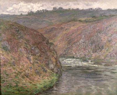 Creuse, temné počasí od Claude Monet