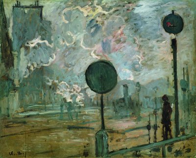 Gare Saint Lazare Le Signal od Claude Monet