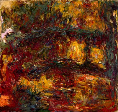 Japonský most, 1923 od Claude Monet