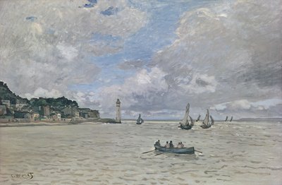 Maják hospice (Honfleur), 1864 od Claude Monet