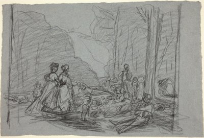 Oběd v trávě, c. 1865. od Claude Monet