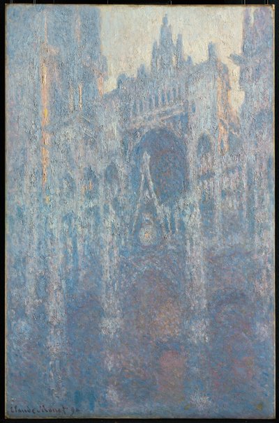 Portál katedrály v Rouenu v ranním světle od Claude Monet
