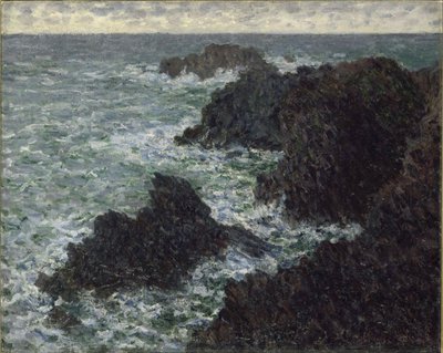 The Rocks at Belle-Ile, The Wild Coast, 1886. od Claude Monet