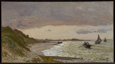 Pobřeží v Sainte-Adresse od Claude Monet