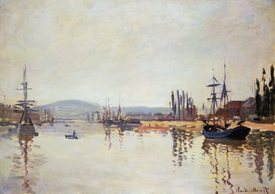 Seina pod Rouenem od Claude Monet