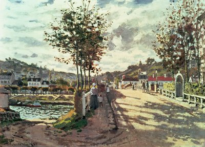 Seina v Bougival od Claude Monet