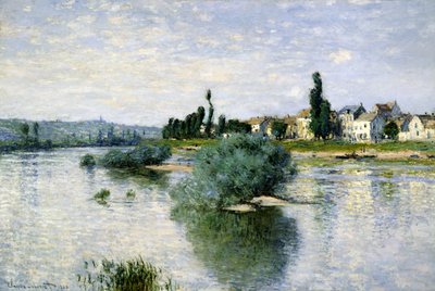 Seina v Lavacourtu od Claude Monet