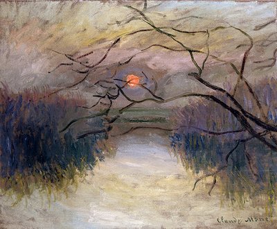 Seina ve Vetheuil (olej na plátně) od Claude Monet