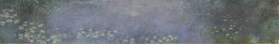 Lekníny - odrazy stromů, 1914-1926 od Claude Monet
