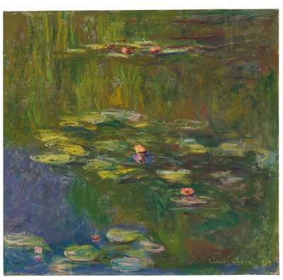 Vodní leknín, 1919 od Claude Monet
