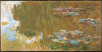 Rybník s lekníny, asi 1917-19 (olej na plátně) od Claude Monet