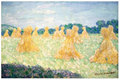 Mladé dámy z Giverny, sluneční efekt od Claude Monet