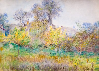 Sad, c. 1874 (olej na plátně) od Claude Monet