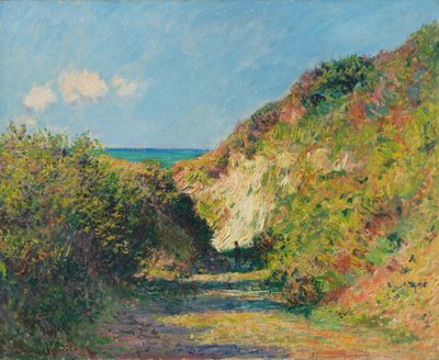 Zapadlá cesta, 1882 od Claude Monet