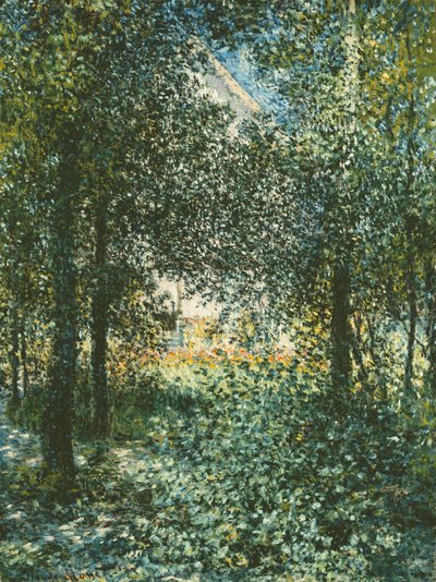 Thicket: The House of Argenteuil, 1876 od Claude Monet