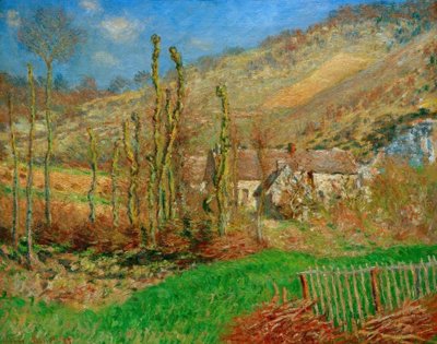 Val de Falaise v zimě od Claude Monet