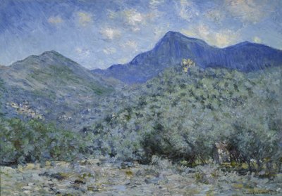 Dobré údolí, poblíž Bordighera od Claude Monet