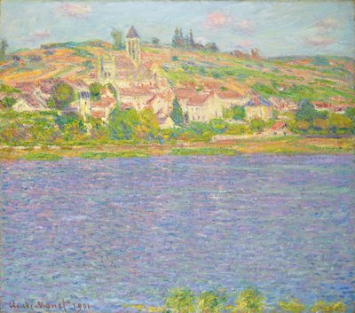 Vetheuil na slunci; Vetheuil, effet de Soleil, 1901 od Claude Monet