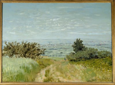 Pohled z roviny na Argenteuil, svahy Sannois v roce 1872. Obraz Clauda Moneta (1840-1926) od Claude Monet
