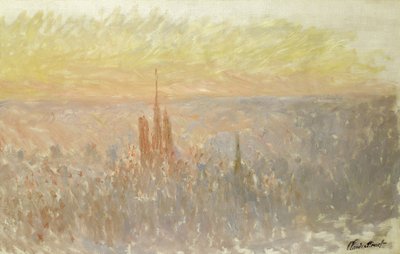 Pohled na Rouen od Claude Monet