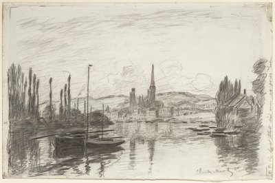 Pohled na Rouen od Claude Monet