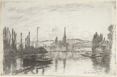 Pohled na Rouen, 1883 od Claude Monet