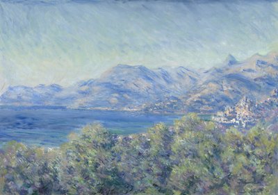 Pohled na Ventimiglia od Claude Monet