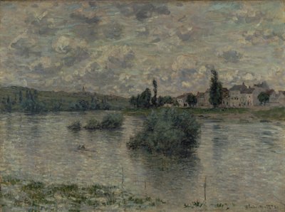 Pohled na Seinu, Lavacourt, 1880 od Claude Monet