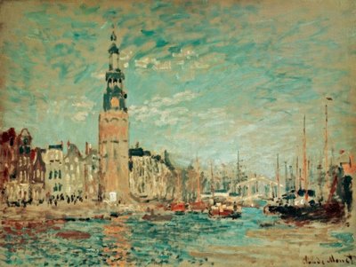 Pohled z Montalban Tower, Amsterdam od Claude Monet