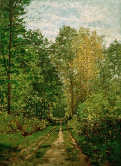 Lesní cesta od Claude Monet