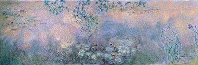 Lekníny (Jezírko s lekníny s kosatci) od Claude Monet