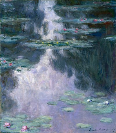 Lekníny (Nympheas) 1907 (olej na plátně) od Claude Monet