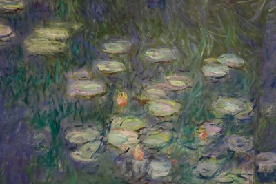 Lekníny (olej na plátně) od Claude Monet