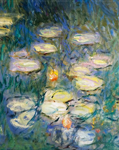 Lekníny, Claude Monet, detail od Claude Monet