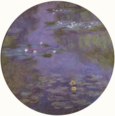 Vodní lilie Roundel od Claude Monet