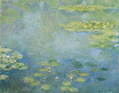Lekníny (olej na plátně) od Claude Monet
