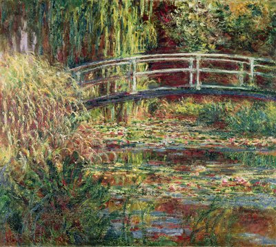 Leknínové jezírko: Růžová harmonie od Claude Monet