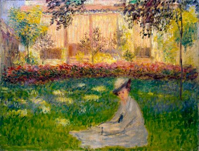 Žena v zahradě, 1876. od Claude Monet
