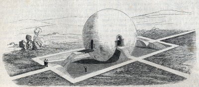Projekt farmářského strážního domku od Clauda Nicolase Ledouxe (1736-1806). od Claude Nicolas Ledoux