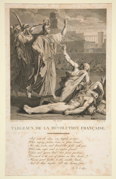 Obrazy francouzské revoluce od Claude Nicolas Malapeau