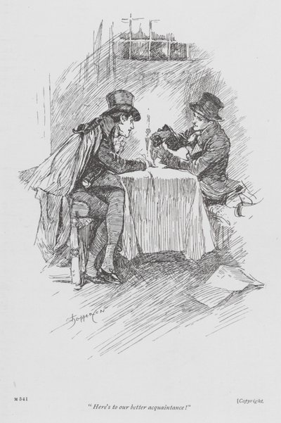 Ilustrace k filmu Lavengro od George Borrowa (litografie) od Claude Shepperson