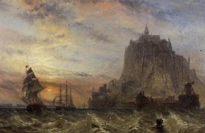 Mont St. Michel, Normandie od Claude T. Stanfield Moore