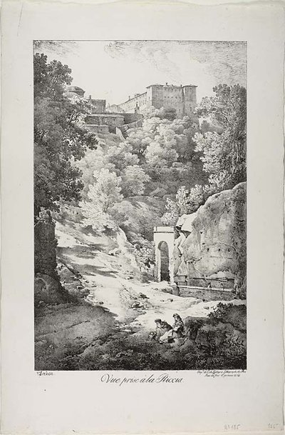 Pohled z La Riccia od Claude Thienon
