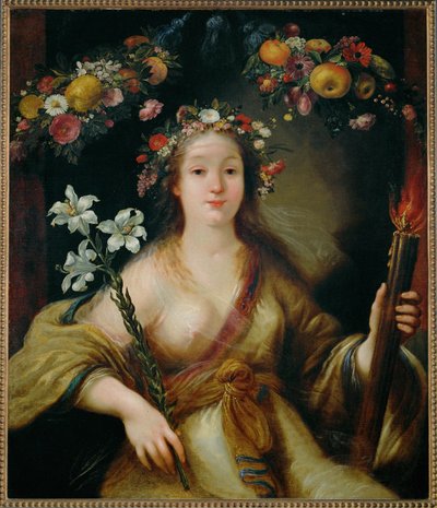 Flora ... (malba na plátně) od Claude Vignon