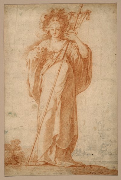 Kumánská Sibyla, kolem roku 1630 od Claude Vignon