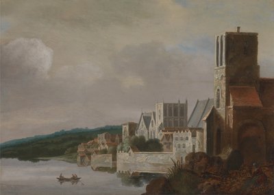 Temže u Westminsteru od Claude de Jongh