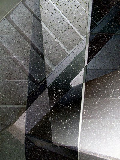 Geometrická abstraktní malba od Claudio Boczon