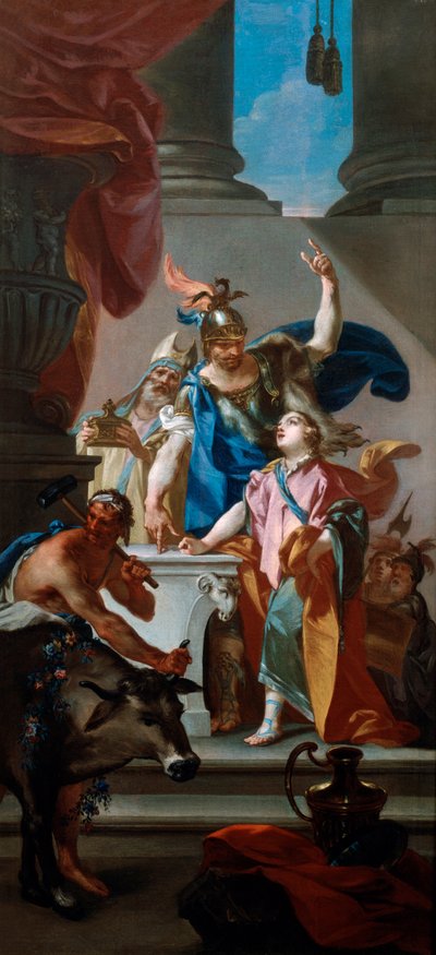 Scéna ze života Hannibala, 18. století. od Claudio Francesco Beaumont